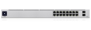 Switch Ubiquiti Networks Gigabit Ethernet USW-16-POE, 16 Puertos 10/100/1000Mbps + 2 Puertos SFP, 36Gbit/s, Administrable