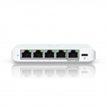 Switch Ubiquiti Networks Flex Mini, 5 Puertos 2.5G Ethernet 100/1000/2500 1 x PoE No disponible, 25 Gbit/s, Administrado