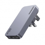 Ugreen Cargador de Pared 25356, 65W, 20V, 1 x USB-A 2 x USB-C