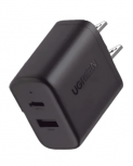 Ugreen Cargador de Pared 45303, 20W, 12V, 1 x USB-A 1 x USB-C