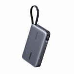 Cargador Portátil Ugreen Power Bank 55992B, 20Ah, Negro/Plata