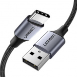 Ugreen Cable USB C Macho - USB A Macho, 1 Metro, Negro