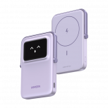 Cargador Portátil Ugreen Power Bank Uno Magnetic, 5000mAh, Morado