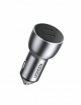 Ugreen Cargador de Auto 70594, 40W, 12V, 2 x USB-C
