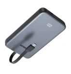 Cargador Portátil Ugreen Power Bank 75161B, 10.000mAh, Gris