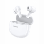 Ugreen Audífonos Intrauriculares con Micrófono 45110, Inalámbrico, Bluetooth, Cancelación de Ruido, Blanco