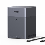 Ugreen NASync DH4300PLUS NAS, 4 Bahías RockChip RK3588C, 8GB RAM, SATA ― No Incluye Disco
