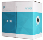 Uniarch Bobina de Cable Ethernet Cat6, UTP, 100 Metros