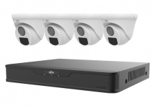 Uniarch Kit de Vigilancia XVR301-04F de 4 Cámaras CCTV Domo y 4 Canales, con Grabadora