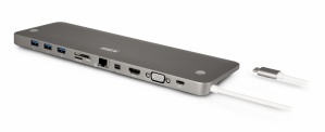 Urban Factory Docking Station TCD01UF USB 3.2, 3x USB 3.2, 1x HDMI, 1x 3.5mm, 1x USB C, Gris
