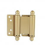 Lock Bisagra Doble Acción 11BR, 2 Piezas, Latón brillante