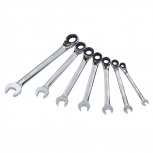 Urrea Juego de Llaves Reversibles de Matraca Métrico 12MR7M, 7 Piezas