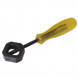 Urrea Porta Cincel 2108A, Cuadrado 8 1/2", Amarillo/Negro