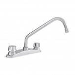 Urrea Llave Mezcladora para Cocina 318QC, 8", 400 gr/cm², Cromo