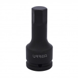 Urrea Dado de Impacto Hexagonal 759017M, 3/4", 17mm, 1 Pieza, Negro