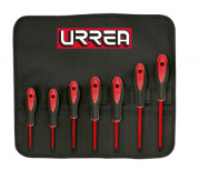Urrea Juego de Destornilladores Bimaterial 9700BA, 7 Piezas