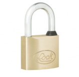 Urrea Candado de Acero para Cortina Lock, 40mm, 1 Pieza, Latón, 3 Llaves de Puntos