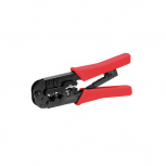 Urrea Pinza Ponchadora para Cable Modular UTP/STP 303, RJ-11/RJ-12/RJ-45, Rojo/Negro