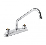 Urrea Llave Mezcladora para Cocina 318, 8", 25 kg/cm², Cromo