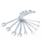 Urrea Juego de Llave Combinada 1200BL, 3/8", 9 Piezas, Acero Cromado