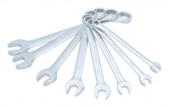 Urrea Juego de Llave Combinada 1200BMA, 8-19mm, 8 Piezas, Cromo
