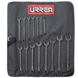 Urrea Juego de Llave Combinada 1200FMB, 15 Piezas, Acero aleado
