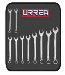 Urrea Juego de Llave Combinada 1200KM, 12 Piezas, Acero Cromado