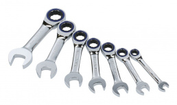 Urrea Juego de Llave Combinada 12MS7M, 3/4", 6 Piezas, Cromo
