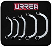 Urrea Juego de Llave de Obstrucción Métrica 1700CM, 5 Piezas, Cromo Vanadio