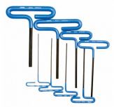 Urrea Juego de Llave Hexagonal 4966G, 8 Piezas, Acero aleado