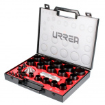 Urrea Juego de Sacabocados 49902, 1/8 - 2", Acero, 27 Piezas
