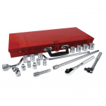 Urrea Juego de Dados con Matraca 5200AC, 3/8", Acero, 19 Piezas