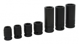 Urrea Dado de Impacto 7400CA, 1/2", Fosfatado, 7 Piezas