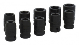 Urrea Dado de Impacto 74202M, 1/2", Fosfatado, 10 Piezas
