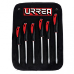 Urrea Juego de Desarmadores Plano 9100GA, 6 Piezas