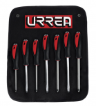 Urrea Juego de Desarmadores Plano/Cabinet/Philips 9100GC, 7 Piezas