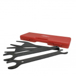 Urrea Juego de Llave Fija 973, 1/4", 4 Piezas, Acero