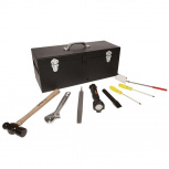 Urrea Caja de Herramientas 98164, 3 Compartimentos, Negro