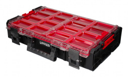 Urrea Caja de Herramientas CPOR23, 6 Compartimentos, Negro/Rojo