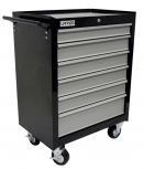 Urrea Gabinete Móvil H27M6, 6 Compartimentos, Negro 