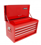 Urrea Gabinete I27S4, 27", 4 Compartimentos, Rojo