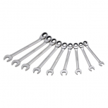 Urrea Juego de Llave de Matraca JLMC9R, 9 Piezas, Acero