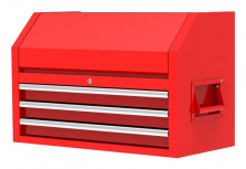 Urrea Gabinete P36S3, 36", 3 Compartimentos, Rojo