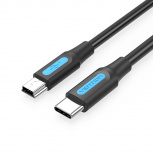 Vention Cable Mini-USB Macho - USB-C Macho, 1 Metro