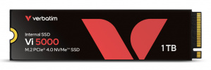 SSD Verbatim VI5000 NVMe, 1TB, M.2, 4500 MB/s Escritura, 5000 MB/s Lectura, PCI Express 4.0 image