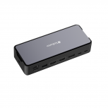 Verbatim Docking Station 32174 USB-C, 2 x USB-C 3.0, 2 x USB-A 3.0, 1 x USB-A 2.0, 2 x HDMI, 1 x DisplayPort, 1 x RJ-45, 1 x 3.5mm, MicroSD/SD