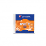 Verbatim Disco Vírgen para DVD, DVD-R, 16x, 1 Disco (95093)