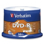 Verbatim Torre de Disco Vírgen para DVD, DVD-R, 16x, 4.7GB, 50 Piezas