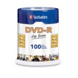 Verbatim Torre de Discos Virgenes para DVD, DVD-R, 16x, 100 Discos 97177