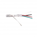 Viakon Bobina de Cable de Señal, 4 Conductores, 305 Metros, Gris